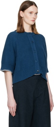 YMC Blue Kwai Cardigan