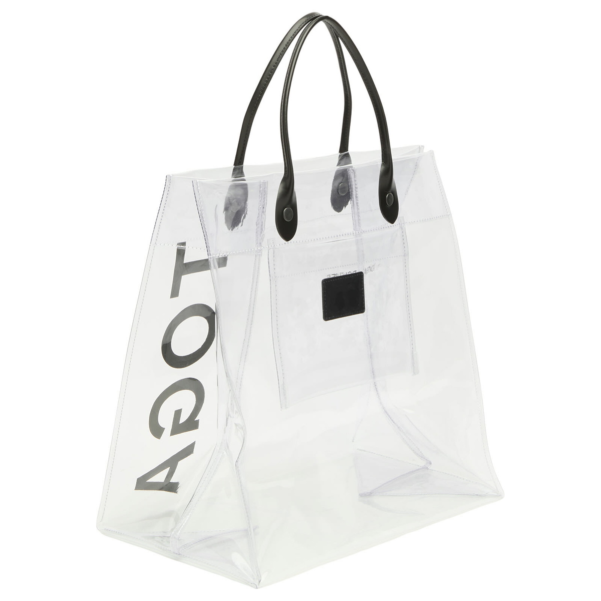 TOGA ARCHIVES Women's TOGA Logo Tote Bag PVC in Clear 
