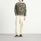 Malbon Men's Range Tour Divot Camo Sweatshirt in Bark Camo