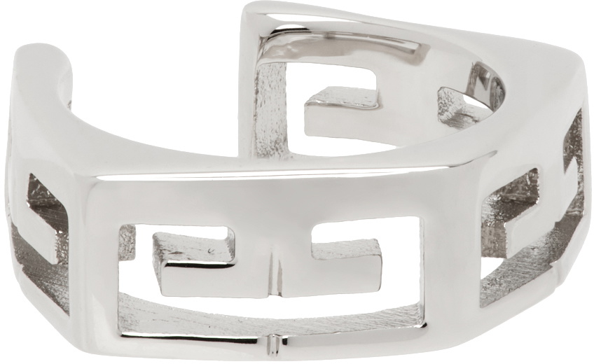 Givenchy Silver 2G Ear Cuff