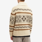 Pendleton Men's The Original Westerley Zip Cadigan in Tan/Brown