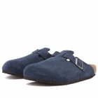 Birkenstock Men's Boston Clog - New Navy Suede