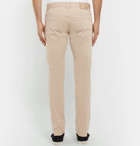 Hugo Boss - Delaware Slim-Fit Stretch-Cotton Twill Trousers - Men - Sand