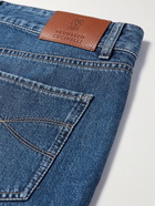 Brunello Cucinelli - Straight-Leg Selvedge Jeans - Blue