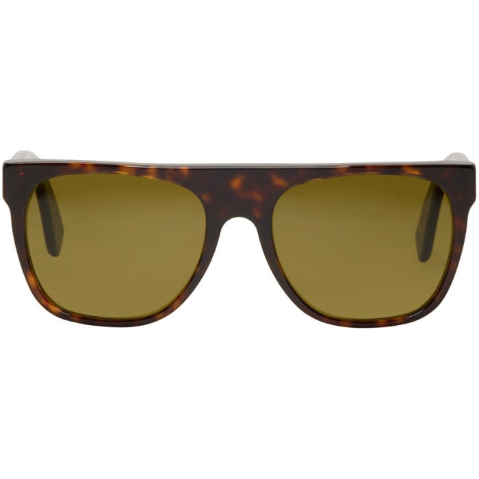 Photo: Super Tortoiseshell Flat Top Sunglasses