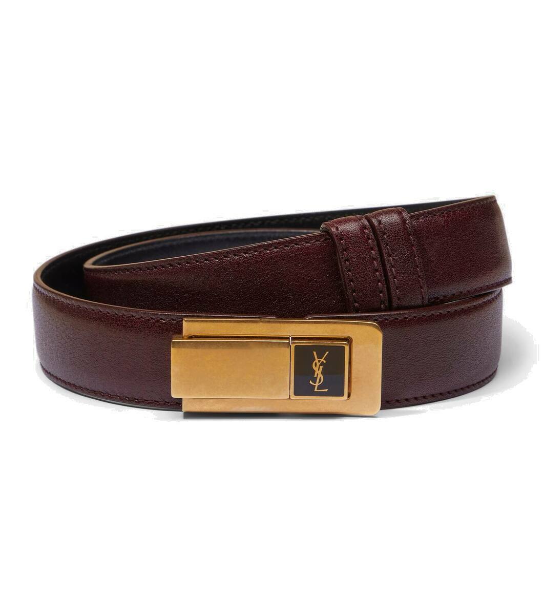 Saint Laurent Monogram leather belt Saint Laurent