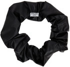 Opening Ceremony Black Faux-Leather Giant Scrunchie