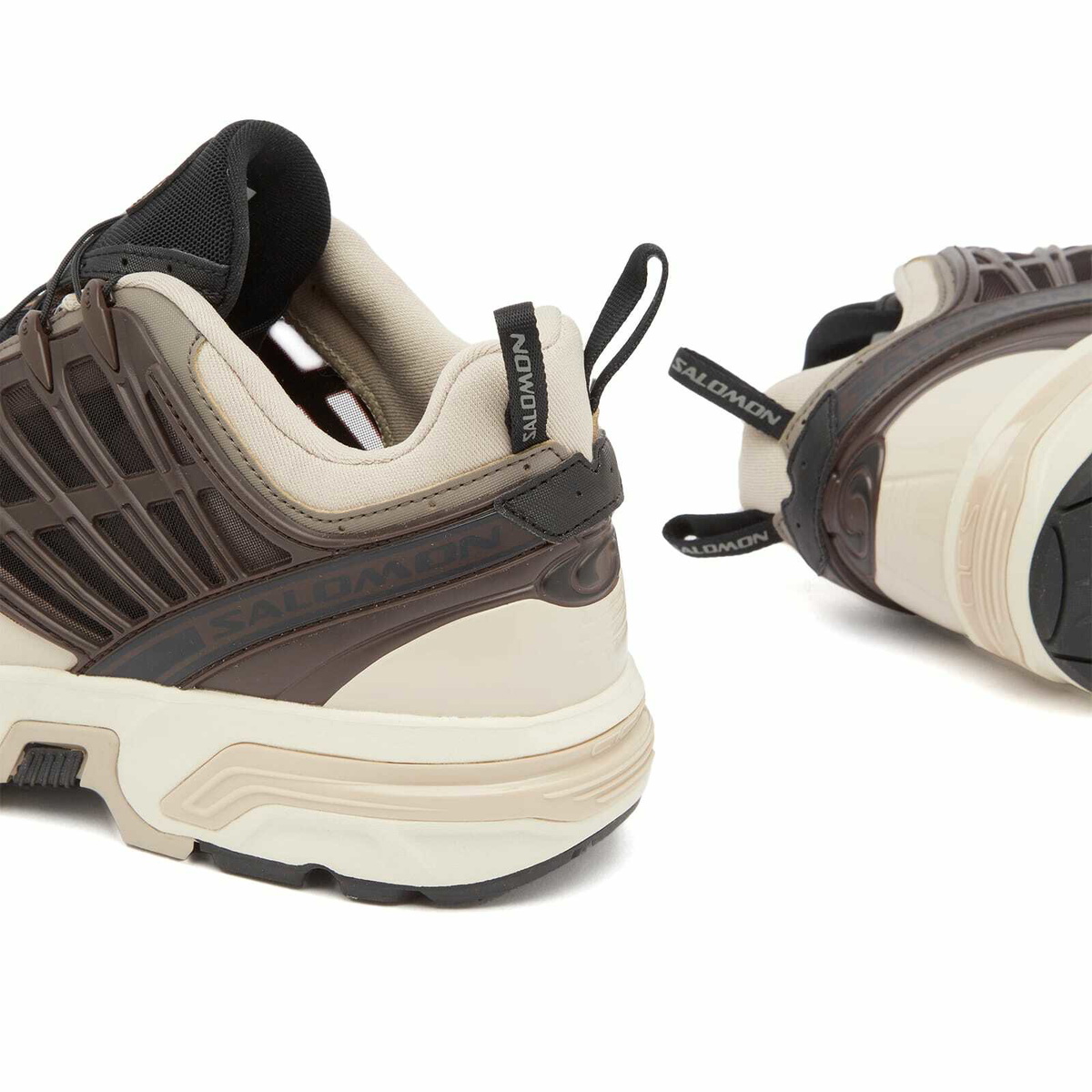 Salomon Men's Acs Pro Sneaker in Black Coffee/Oxford Tan/Cress Green