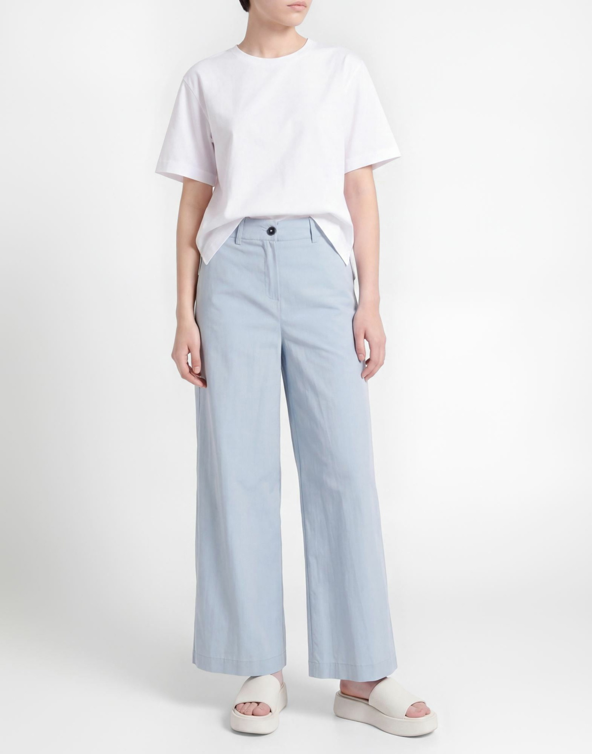 Alessia Santi Womens Pants Sky in Blue