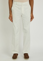 Tods Straight-leg Cotton Trousers White