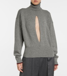 Victoria Beckham - Cutout cashmere-blend knit sweater