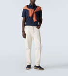 Loro Piana Brenna cotton piqué polo shirt