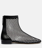 Souliers Martinez Maxima mesh ankle boots