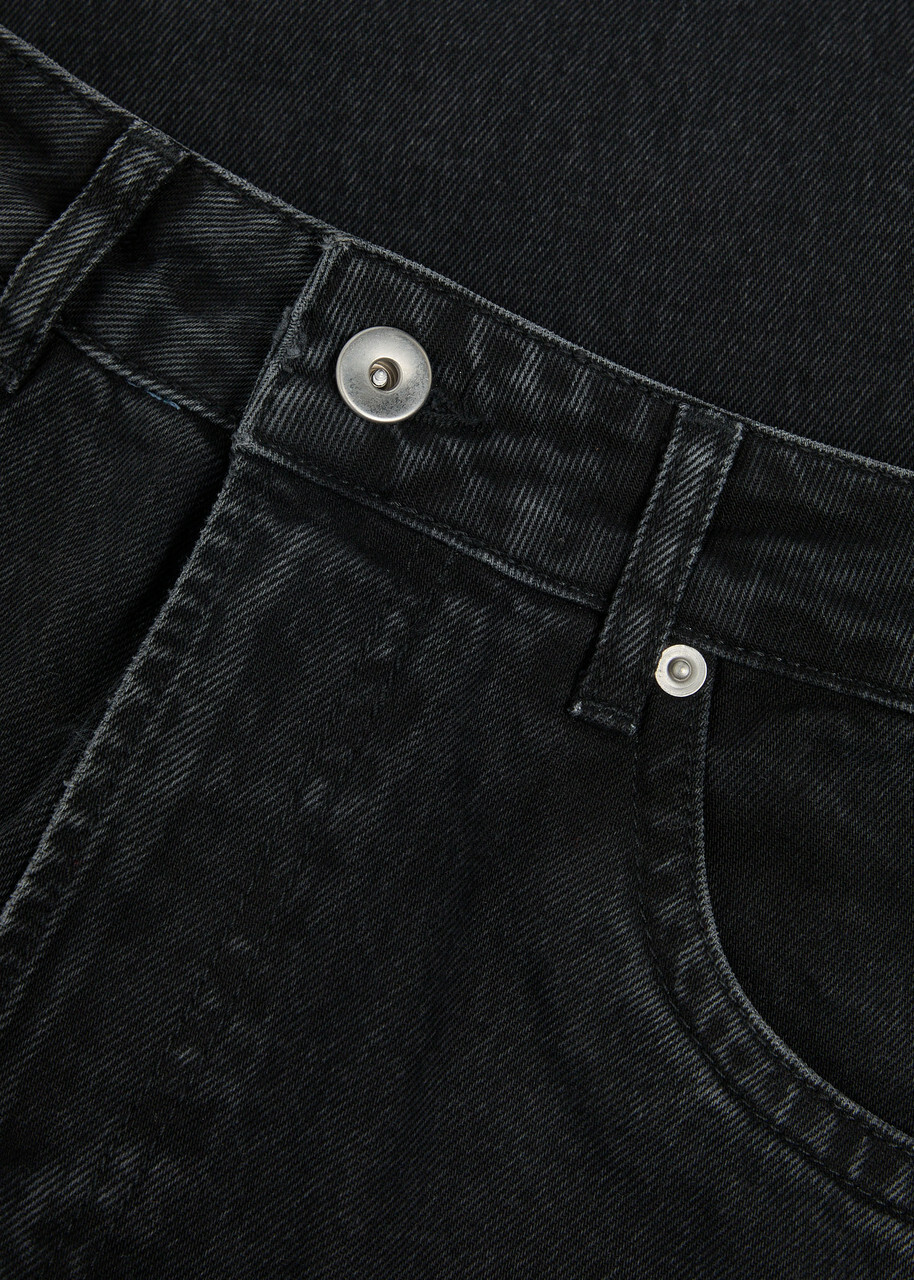 Mki Miyuki Zoku Straight-leg Jeans Black
