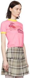 Cormio Pink Cotton T-Shirt