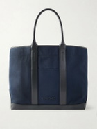 TOM FORD - Leather-Trimmed Canvas Weekend Bag