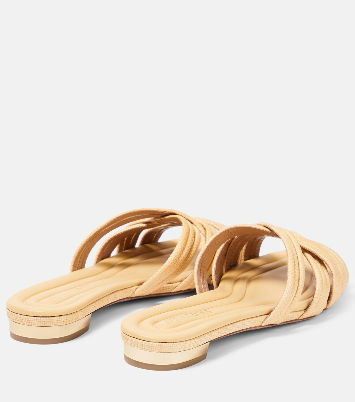 【Aquazzura】 Oahuサテンスライド Aquazzura Oahu 95mm サテンサンダル | ピンク | FARFETCH JP