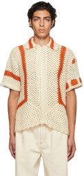 Bode Crochet Sunspot Shirt