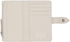 Maison Margiela Gray Four Stitches Card Holder