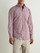 Sid Mashburn - Gingham Cotton-Poplin Shirt - Red