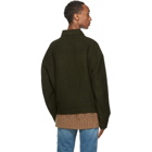 Acne Studios Green Wool Twill Jacket