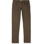 Loro Piana - Slim-Fit Stretch-Denim Jeans - Brown