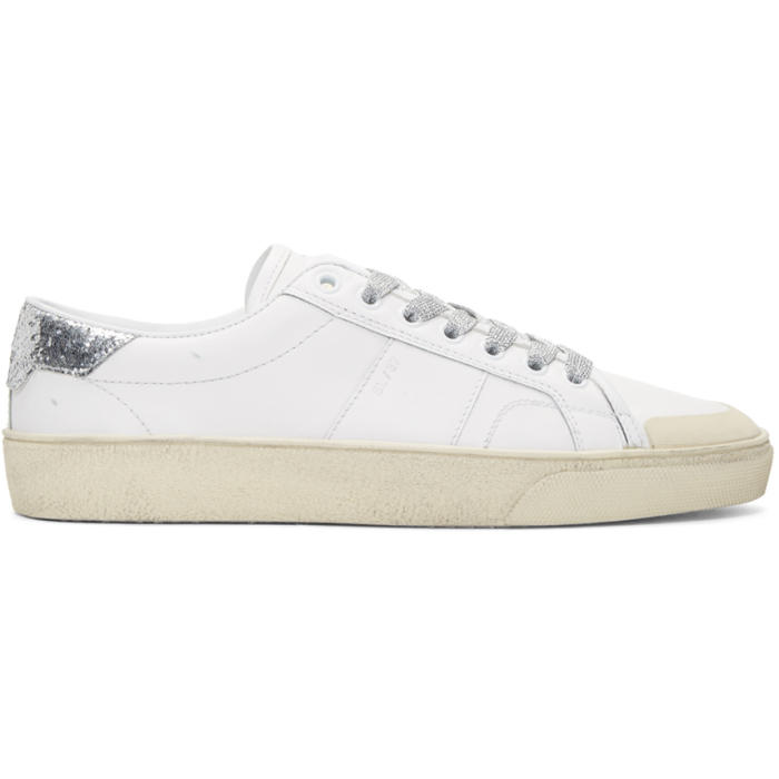 Photo: Saint Laurent Off-White SL-37 Court Classic Sneakers