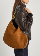 Mulberry Hackney Suede Shoulder bag - Brown - One Size