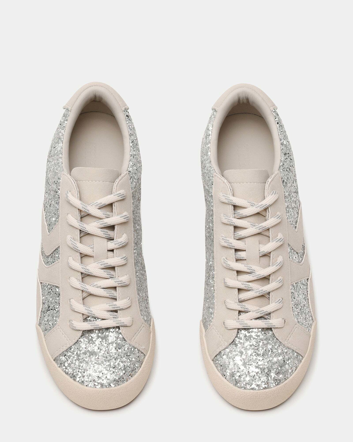 Steve Madden Seymour Sneakers in Silver