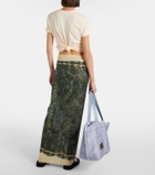 Acne Studios Logo cotton scarf
