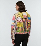 Givenchy - x Josh Smith reversible fleece jacket
