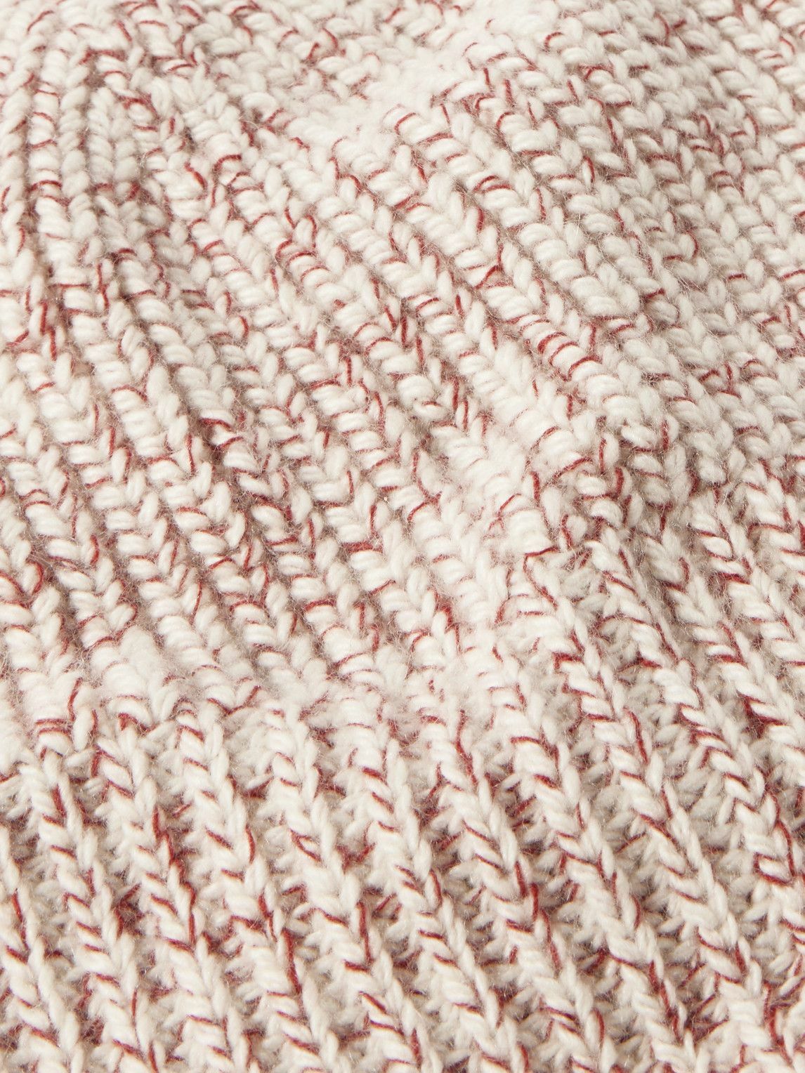 Brunello Cucinelli - Ribbed Cashmere Beanie - Neutrals