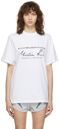 Martine Rose White Classic Logo T-Shirt