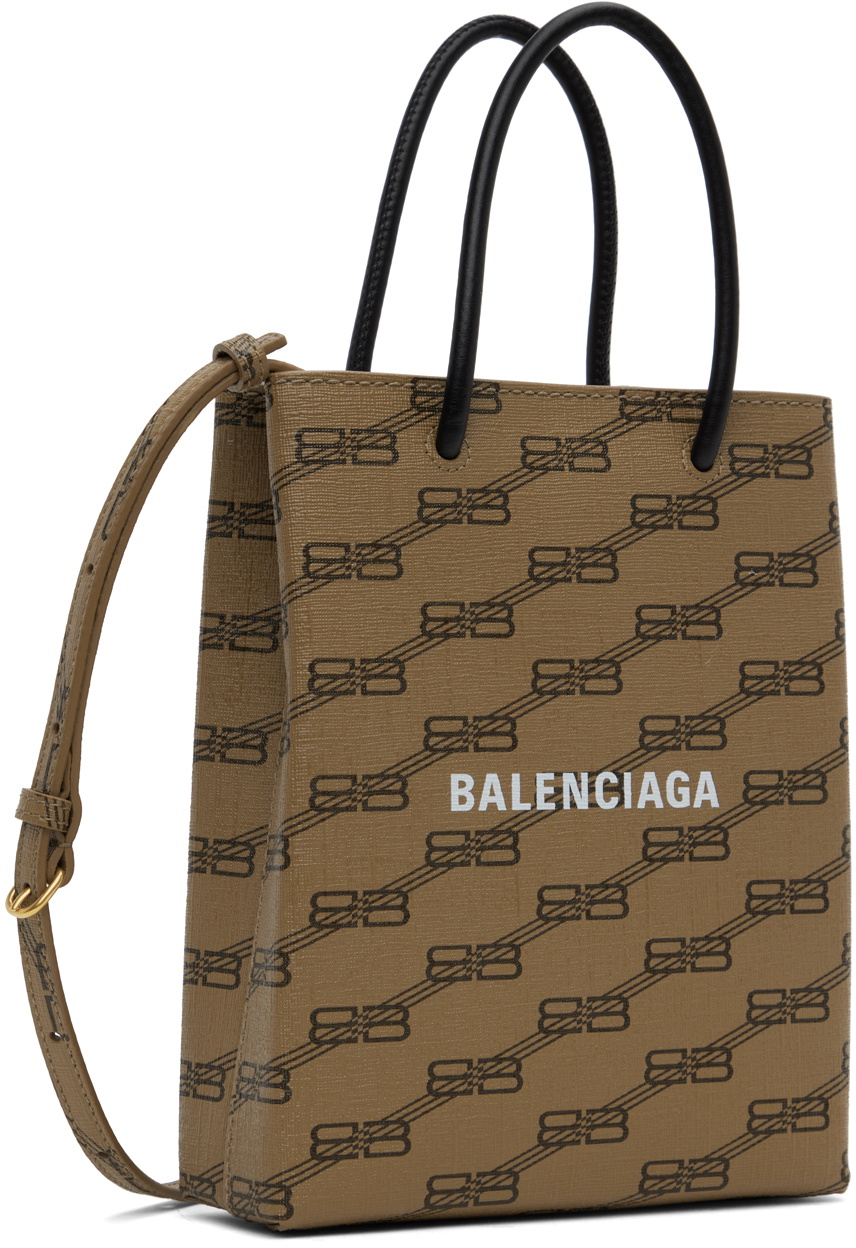 Balenciaga Beige Mini Shopping Bag Balenciaga