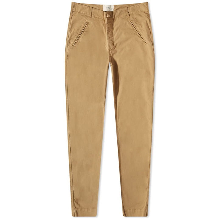 Photo: Folk Men's Lean Assembly Pant in Tan