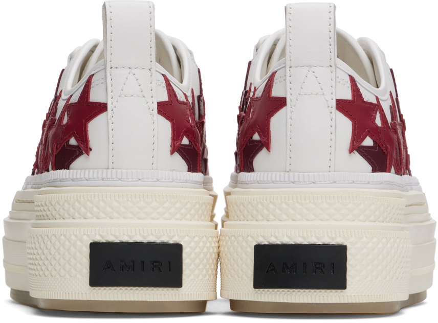 AMIRI Stars Court leather flatform sneakers | Harvey Nichols