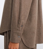 'S Max Mara Wool flannel shirt