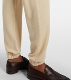Loro Piana Acacia cashmere and silk sweatpants