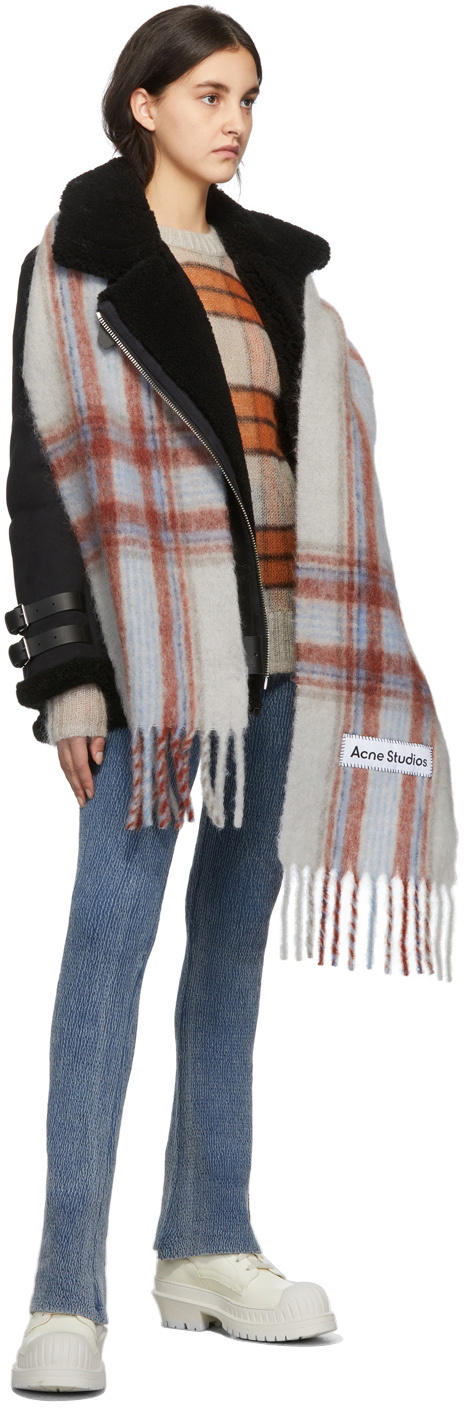 Acne Studios Black Shearling Velocite Jacket