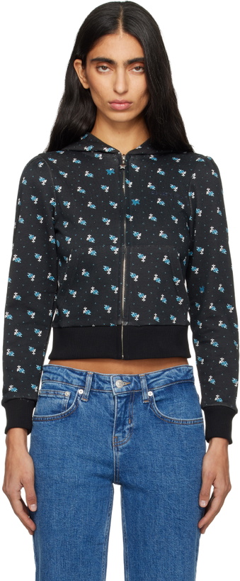Photo: Sandy Liang Navy Cardamom Hoodie