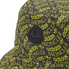 Moncler x adidas Originals Bucket Hat in Black/Yellow