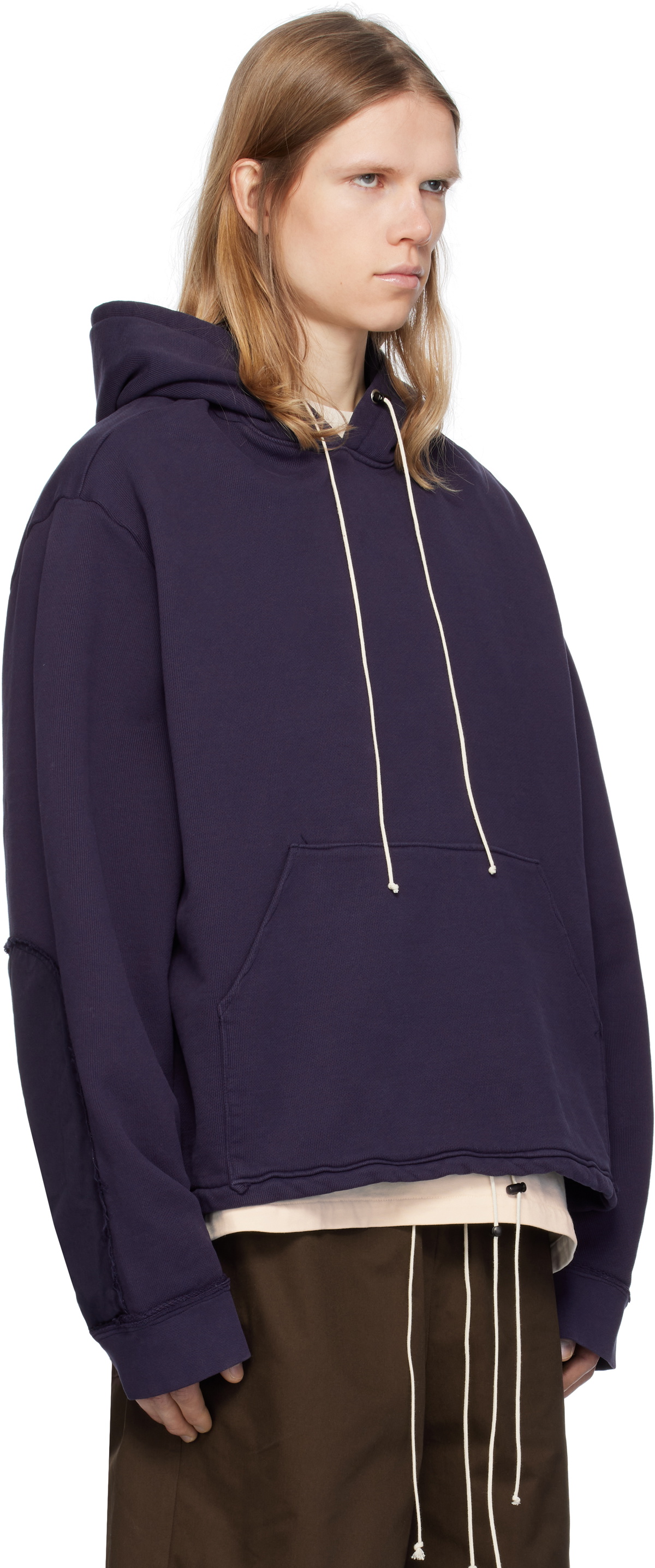 Camiel Fortgens Navy Pullup Hoodie