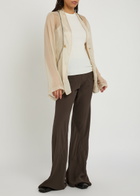 Rick Owens Stag Panelled Tulle Jacket Sand