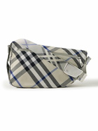 Burberry - Checked Jacquard Messenger Bag