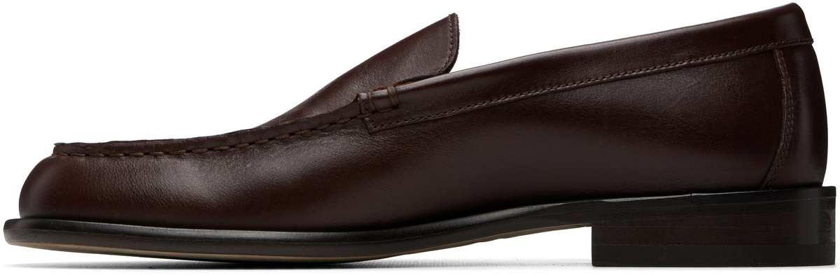 Common Projects Brown Minimal Loafers