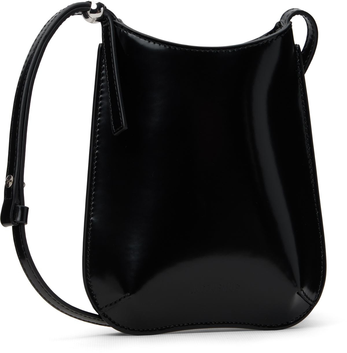 JACQUEMUS Black 'The Bisou phone pouch' Bag