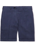 Brioni - Tropical Linen Shorts - Blue
