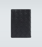 Bottega Veneta Intrecciato leather passport wallet