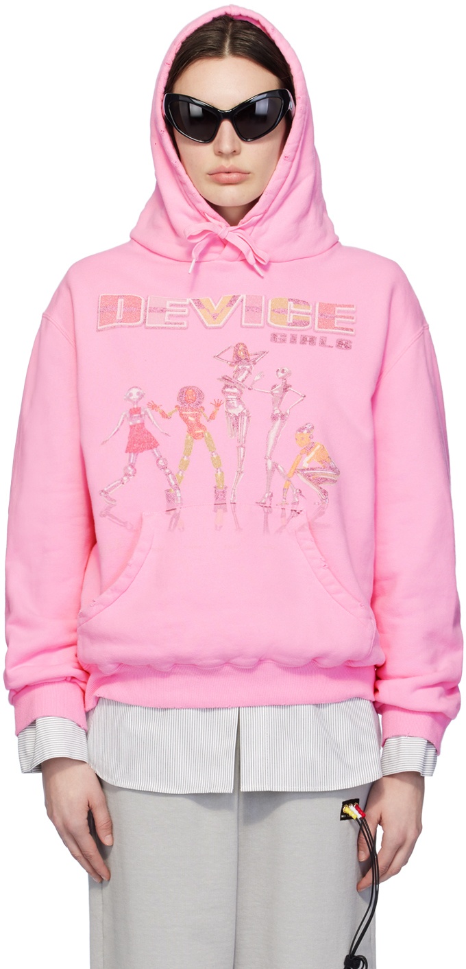Photo: Doublet Pink PZ Today Edition Device Girls Hoodie