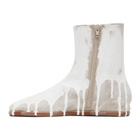 Maison Margiela Off-White Bianchetto Flat Tabi Boots